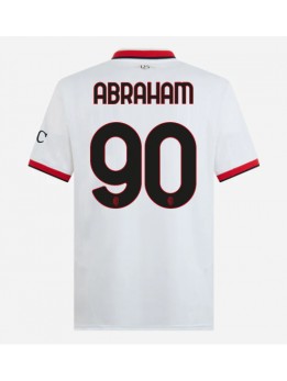 AC Milan Tammy Abraham #90 Replika Borta Kläder 2024-25 Kortärmad